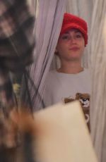 MILEY CYRUS Shopping in Soho 02/29/2016