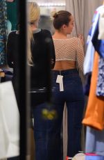 MILEY CYRUS Shopping in Soho 02/29/2016