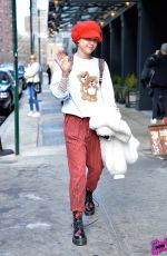 MILEY CYRUS Shopping in Soho 02/29/2016