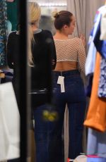 MILEY CYRUS Shopping in Soho 02/29/2016