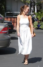 MINKA KELLY Arrives at Mauros Cafe in West Hollywood 03/25/2016