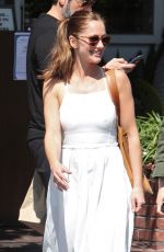 MINKA KELLY Arrives at Mauros Cafe in West Hollywood 03/25/2016