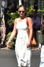 MINKA KELLY Arrives at Mauros Cafe in West Hollywood 03/25/2016