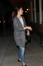 MINKA KELLY at Osteria Mozza Restaurant in West Hollywood 03/23/2016