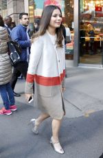 MIRANDA COSGROVE Leaves AOL Studios in New York 03/18/2016