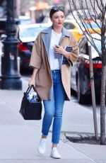 MIRANDA KERR in Jeans Out in New York 03/03/2016