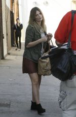 MISCHA BARTON Arrives at DWTS Studio in Hollywood 03/19/2016