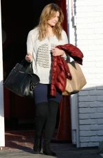 MISCHA BARTON Leaves DWTS Rehersals in Hollywood 03/12/2016
