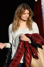 MISCHA BARTON Leaves DWTS Rehersals in Hollywood 03/12/2016