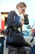 MISCHA BARTON Leaves DWTS Studios in Hollywood 03/24/2016