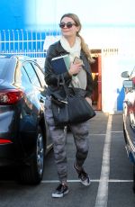 MISCHA BARTON Leaves DWTS Studios in Hollywood 03/24/2016