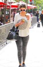 MISCHA BARTON Out for Coffee in Los Angeles 03/19/2016