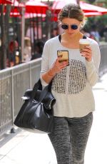 MISCHA BARTON Out for Coffee in Los Angeles 03/19/2016