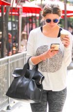 MISCHA BARTON Out for Coffee in Los Angeles 03/19/2016
