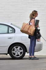 MISCHA BARTON Walks Her Dog Out in Beverly Hills 03/10/2016