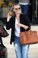 MOLLY SIMS Out Shopping in Los Angeles 03/11/2016