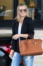 MOLLY SIMS Out Shopping in Los Angeles 03/11/2016