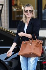 MOLLY SIMS Out Shopping in Los Angeles 03/11/2016