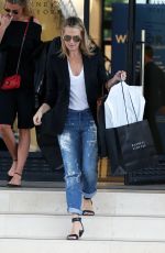 MOLLY SIMS Out Shopping in Los Angeles 03/11/2016
