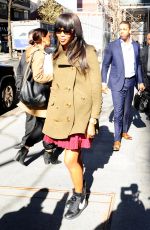 NAOMI CAMPBELL Arrives at "The View" in New York 03/30/2016
