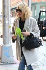 NAOMI WATTS Out and About in New York 03/22/2016
