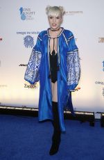 NATASHA BEDINGFIELD at One Night for One Drop Blue Carpet in Las Vegas 03/19/2016
