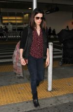 NEVE CAMPBELL at Los Angeles International Airport 03/07/2016