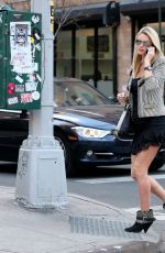 NICKY HILTON Out in New York 03/11/2016