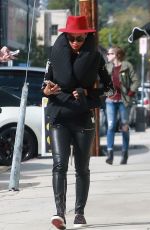 NICOLE SCERZINGER Out and About in Los Angeles 03/07/2016