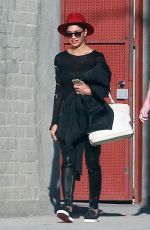 NICOLE SCERZINGER Out and About in Los Angeles 03/07/2016