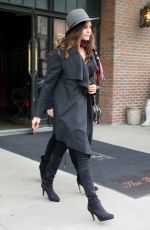 NINA DOBREV Out and About in New York 03/15/2016