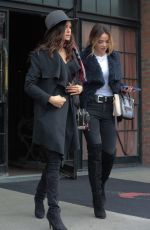 NINA DOBREV Out and About in New York 03/15/2016