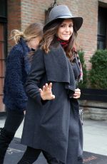 NINA DOBREV Out and About in New York 03/15/2016