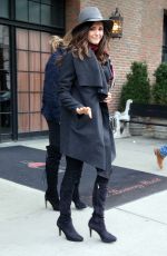 NINA DOBREV Out and About in New York 03/15/2016
