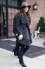NINA DOBREV Out and About in New York 03/15/2016