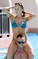 OLA JORDAN in Bikini at a Pool in Dubabi 03/04/2016
