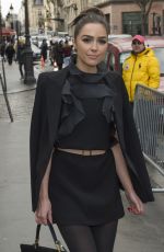 OLIVIA CULPO Arrives at Gambattista Valli Fashion Show in Paris 03/08/2016