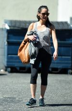 OLIVIA MUNN in Leggings Leaves a Dance Class in Los Angeles 03/23/2016