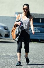 OLIVIA MUNN in Leggings Leaves a Dance Class in Los Angeles 03/23/2016