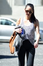 OLIVIA MUNN in Leggings Leaves a Dance Class in Los Angeles 03/23/2016