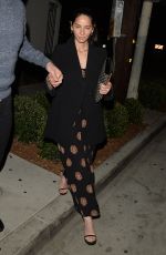 OLIVIA MUNN Leaves Gracias Madre Restaurant in Los Angeles 03/15/2016