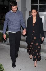 OLIVIA MUNN Leaves Gracias Madre Restaurant in Los Angeles 03/15/2016