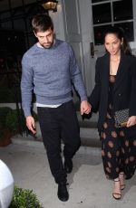 OLIVIA MUNN Leaves Gracias Madre Restaurant in Los Angeles 03/15/2016