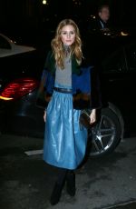 OLIVIA PALERMO Arrives at Nina Ricci Fashion Show in Paris 03/05/2016