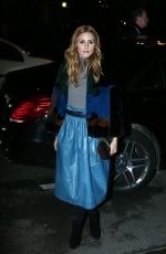OLIVIA PALERMO Arrives at Nina Ricci Fashion Show in Paris 03/05/2016