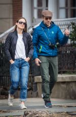 OLIVIA WILDE in Jeans Out in New York 03/08/2016