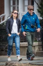 OLIVIA WILDE in Jeans Out in New York 03/08/2016