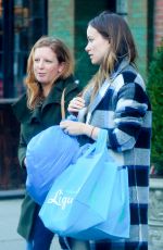 OLIVIA WILDE Leaves Bowery Hotel in New York 03/21/2016