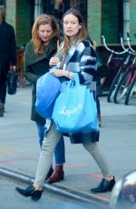 OLIVIA WILDE Leaves Bowery Hotel in New York 03/21/2016