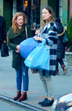 OLIVIA WILDE Leaves Bowery Hotel in New York 03/21/2016